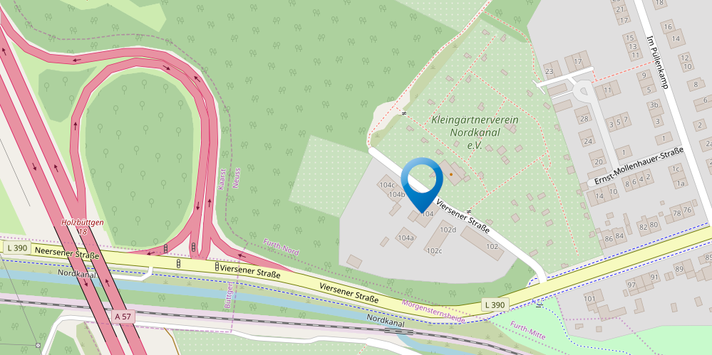 Karte Anfahrt und Abfahrt 414-Garage GmbH